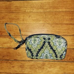 Vera Bradley Patterned Wristlet with Strap
